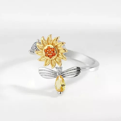 Anillo giratorios de girasol